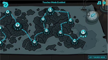 Gate screenshot all the level completed on the map