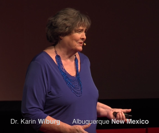 Dr. Wiburg speaking at TEDx Talk